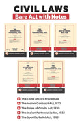 Civil Laws: Bare Acts [Combo Pack of Code of Civil Procedure, Indian Contract Act, Sale of Goods Act, Specific Relief Act, Indian Partnership Act] | Samarth Agrawal