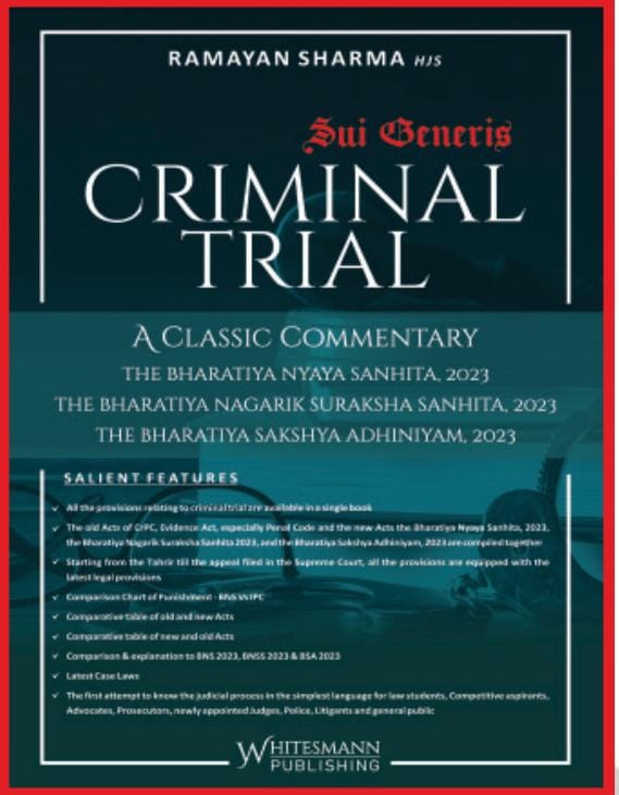 CRIMINAL TRIAL SUI GENERIS | | whitesmann | Edition 2025