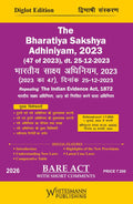 The Bharatiya Sakshya Adhiniyam,2023 | Whitesamnn | Edition 2026