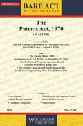 The Patents Act,1970 Bare Act | Whitesamnn | Edition 2026