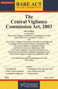 The Central Vigilance Commission Act 2003  | Whitesamnn | Edition 2026