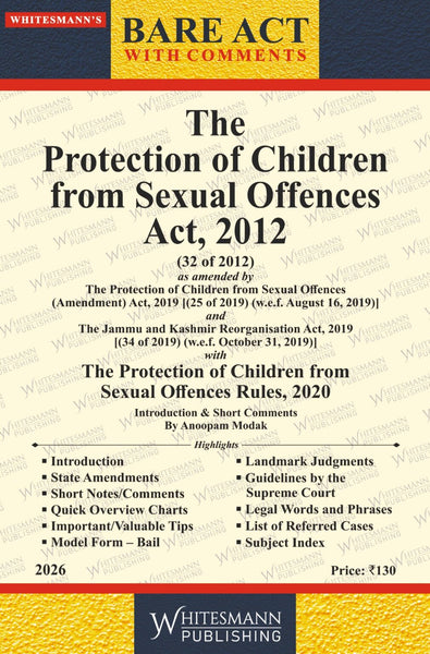 The Protection of Children from Sexual Offences Act,2012 | Whitesamnn | Edition 2026