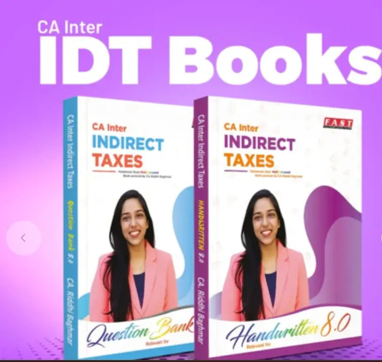 CA Inter IDT Handwritten & Question Book | CA Riddhi Baghmar | May 26 Exam