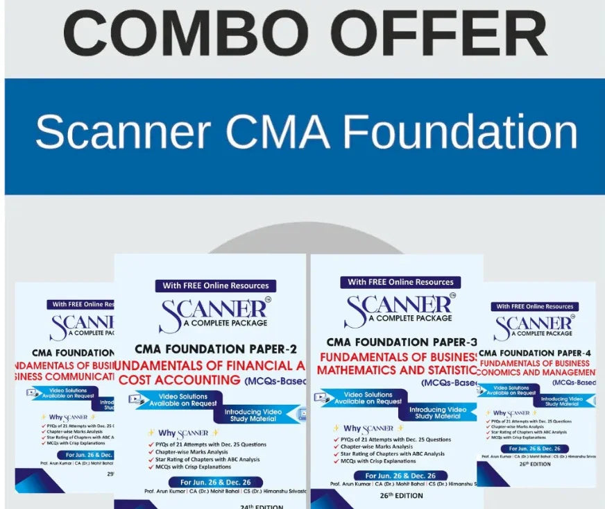 Shuchita Solved Scanners | CMA Foundation All Subjects June 26 Exam | Arpita Ghose, Gourab Ghose