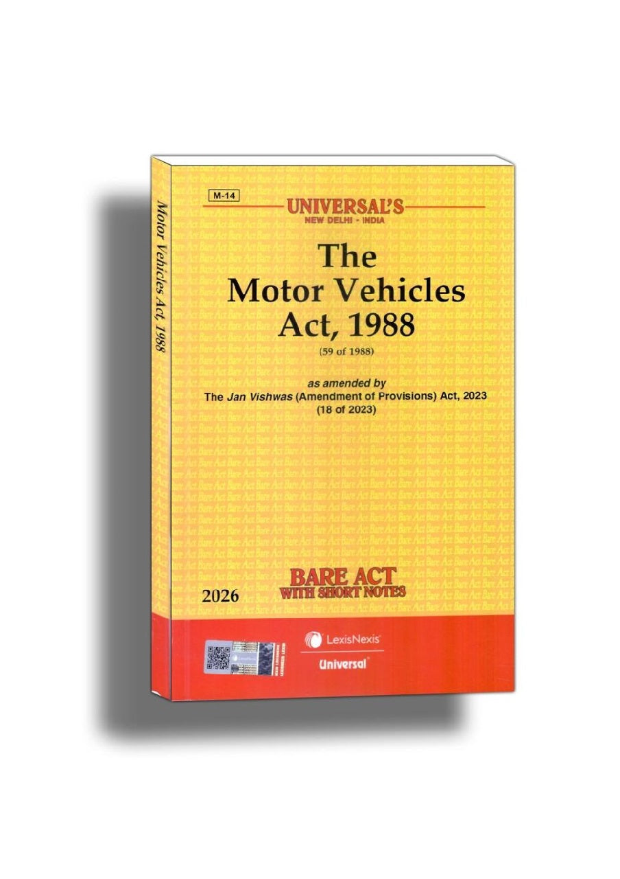 The Motor Vehicle Act, 1988 | Edition 2026 | Universal | Bare act - GenZbookcompany