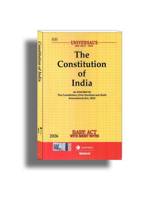 The Constitution of India, Edition 2026 | Universal | Bare act