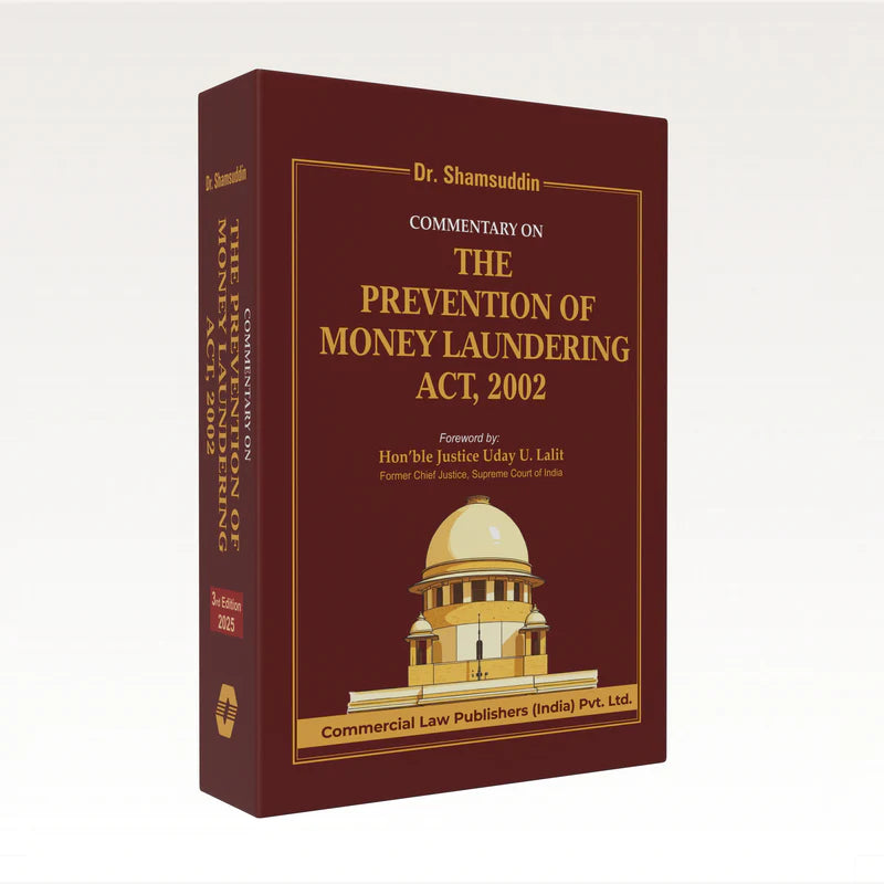 The Prevention of Money Laundering Act, 2002 | Dr. Shamsuddin | Edition 2025 - GenZbookcompany