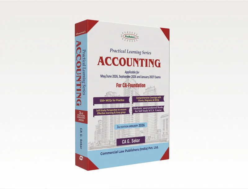 Practical Learning Series — Accounting (CA Foundation) | 3rd Edition Jan 2026 - GenZbookcompany