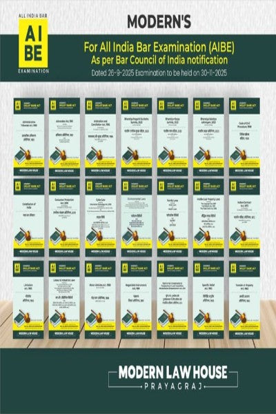 All India Bar Examination (AIBE) Bare Acts Combo Set of 21 Books (Diglot Edition) | Modern | Edition 2026