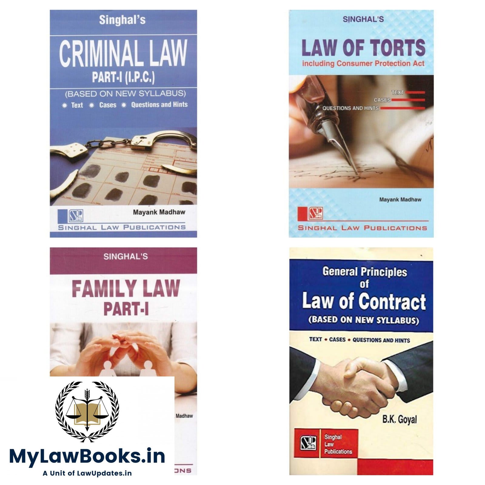 Set of 4 Dukki for 1st Semester | Singhal Law Publication
