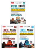 CBSE 10 Years (2026-2017) Chapterwise Topicwise Solved Papers Class 12 Accountancy, Business Studies, Economics (Set of 3) – CBSE Champion For 2027 Exam | MTG