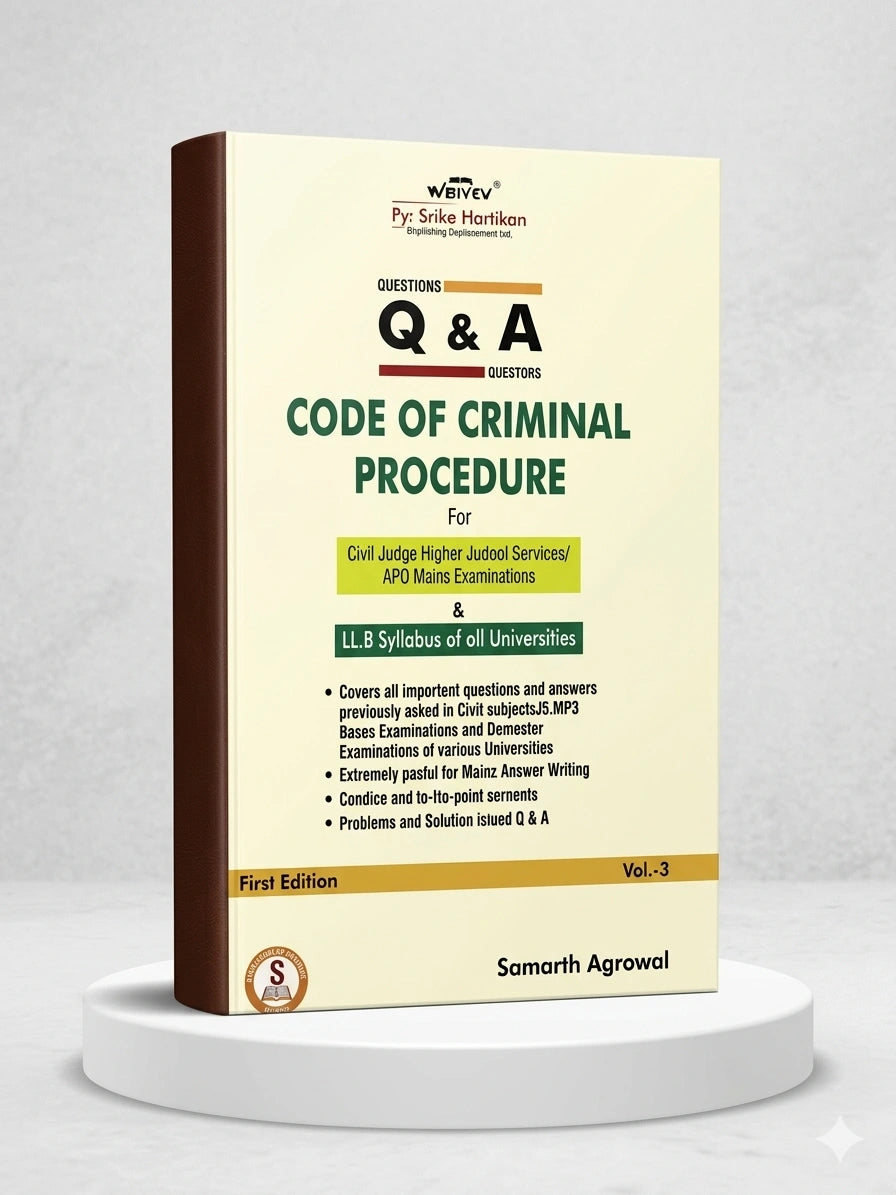 Questions and Answers: Code of Criminal Procedure | Samarth Agrawal