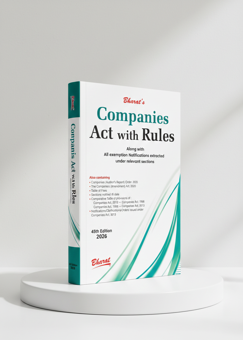 Companies Act with Rules | Bharat Law House | Edition 2026 - GenZbookcompany