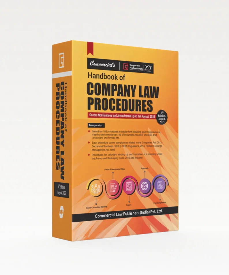Company Law Procedures | Mr. Vinod Kumar Aggarwal | Edition 2025 - GenZbookcompany