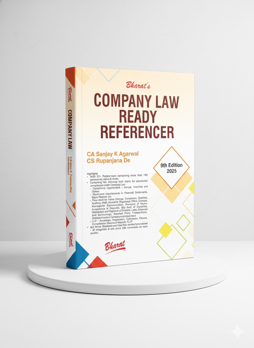Company Law Ready Referencer | CA Sanjay K Agarwal & CS Rupanjana De | Edition 2025 - GenZbookcompany