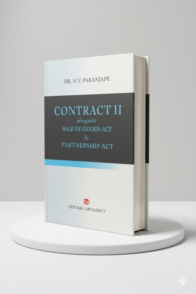 LAW OF CONTRACT-II, SALE OF GOODS ACT AND PARTNERSHIP ACT | DR. N.V Paranjape | CLA - GenZbookcompany