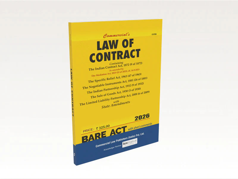 Law of Contract  | Commercial Law Publishers | Edition 2026