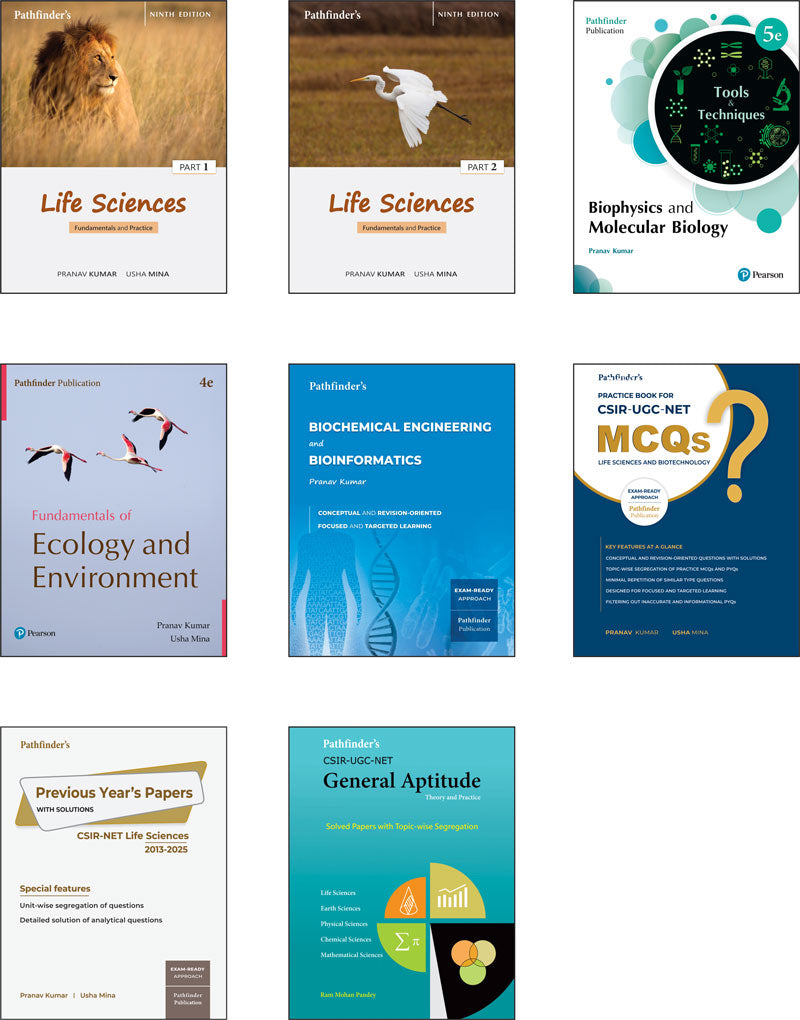 CSIR-UGC-DBT NET Life Sciences & Biotech 8 Books | Pathfinder Publication | Edition 2026