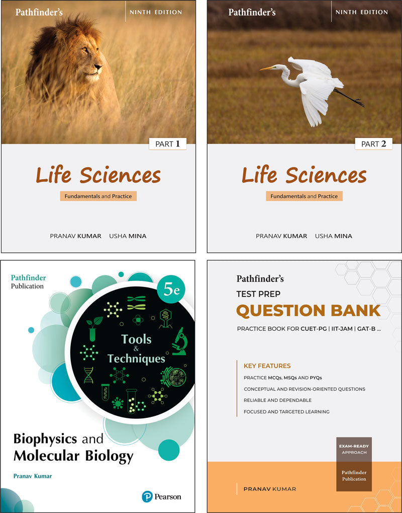 CUET-PG Life Sciences and Zoology 4 Books | Pathfinder Publication | Edition 2025