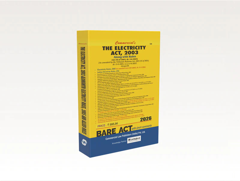 THE ELECTRICITY ACT, 2003 | Commercial Law Publishers | Edition 2026