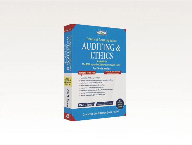 Practical Learning Series — Auditing and Ethics (CA Inter) | EDITION 2026 - GenZbookcompany