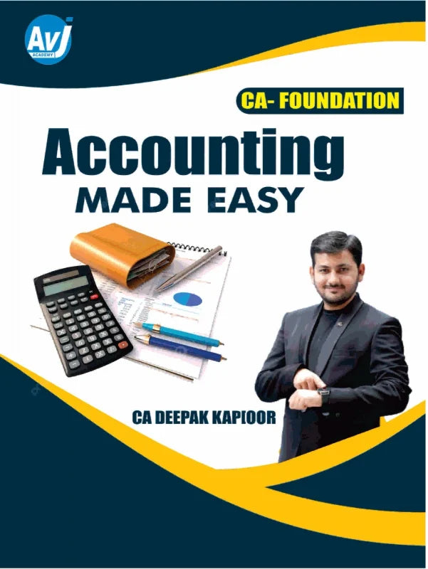 CA Foundation Accounting (Regular) Book | CA Deepak Kapoor