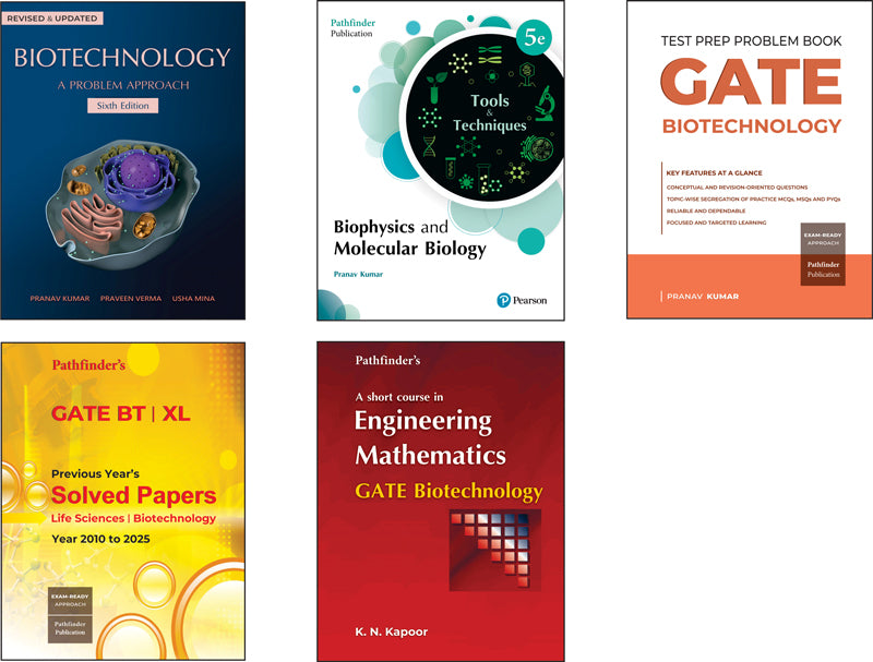 GATE Biotechnology 5 Books | Pathfinder Publication | Edition 2025