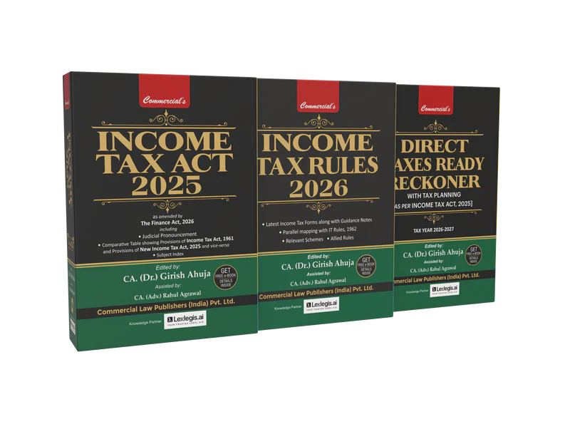 Essential Income Tax Combo | CA. (Dr.) Girish Ahuja | Edition 2026 | Commercial