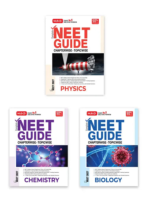 Complete NEET Guide Combo-Phy, Chem, Bio For 2027 Exam | MTG