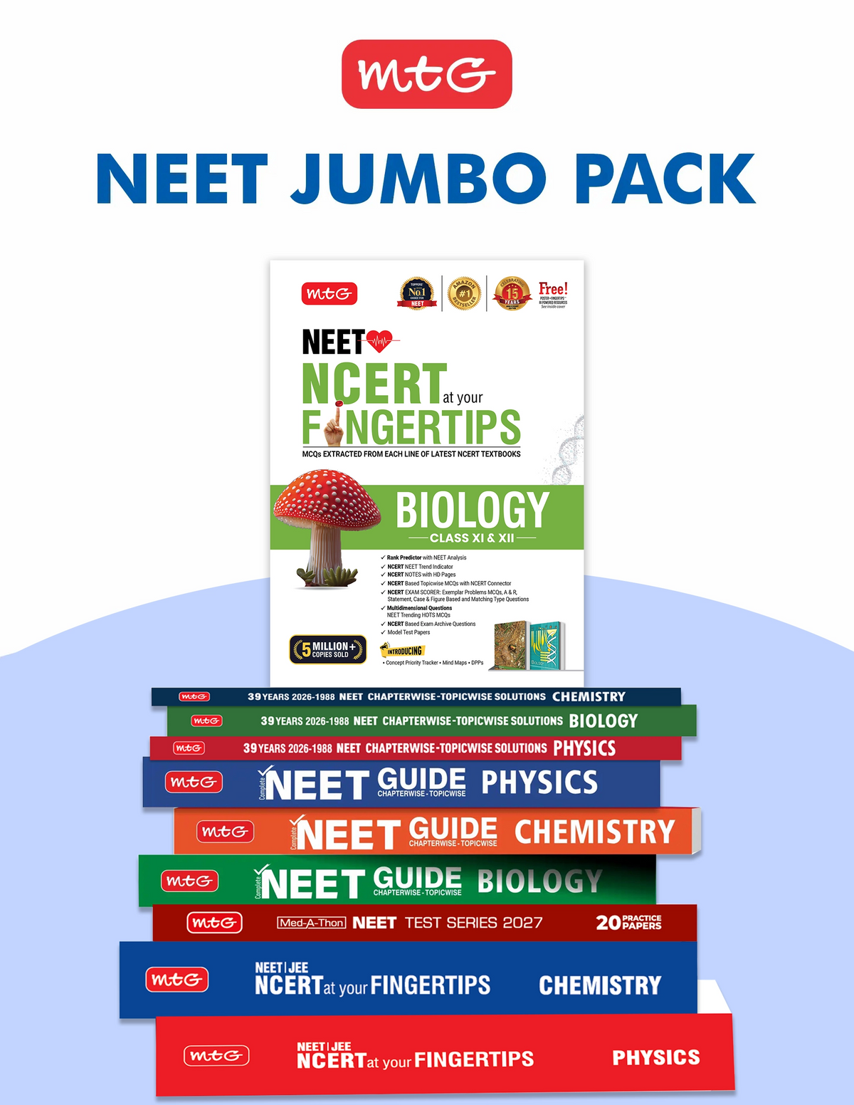 MTG NEET JUMBO PACK for 100% Question Coverage of NEET 2026-27 | MTG