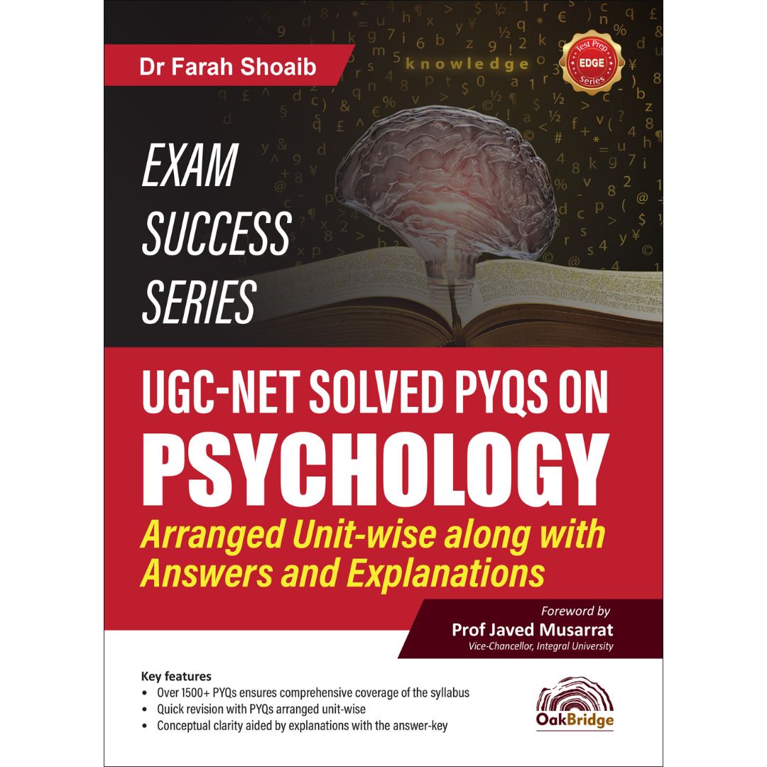 UGC-NET Psychology Previous Year Questions with Solutions | OAKBRIDGE | Edition 2025