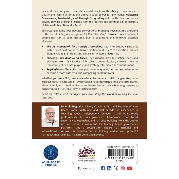 Mastering Governance, Leadership, & Strategic Storytelling: Lessons from PM Modi for Boards & C-Suite Leaders | Dr Amit Nagpal | OAKBRIDGE | Edition 2026