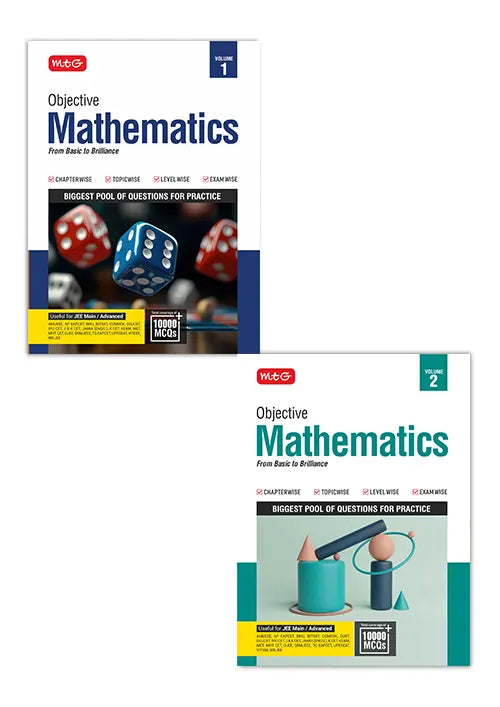 Objective Mathematics Series Volume 1 and 2 | MTG