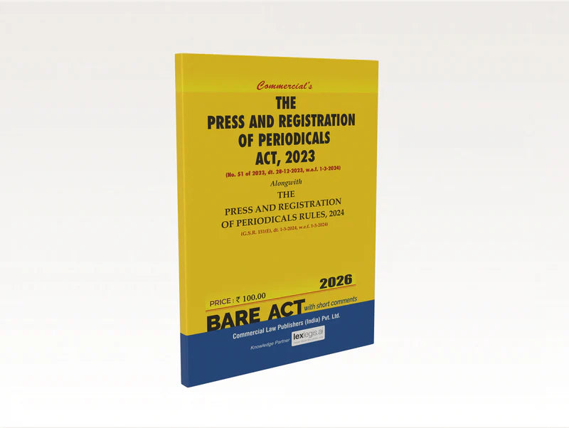 Commercial | The Press and registration of periodicals act 2023 | Edition 2026