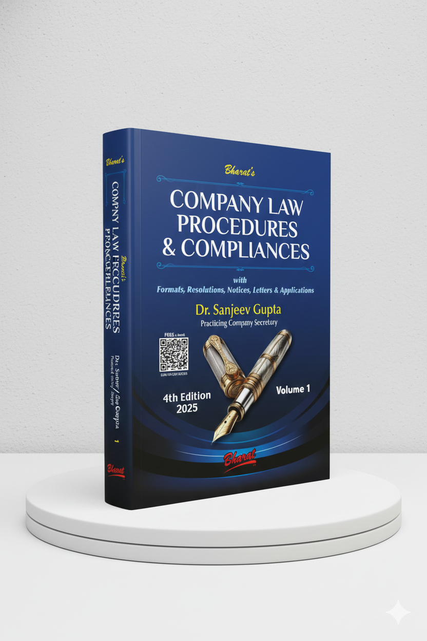 COMPANY LAW PROCEDURES & COMPLIANCES | Dr. Sanjeev Gupta | Edition 2025 - GenZbookcompany
