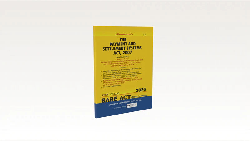 Commercial | The payment and settlement system act 2007 | Edition 2026