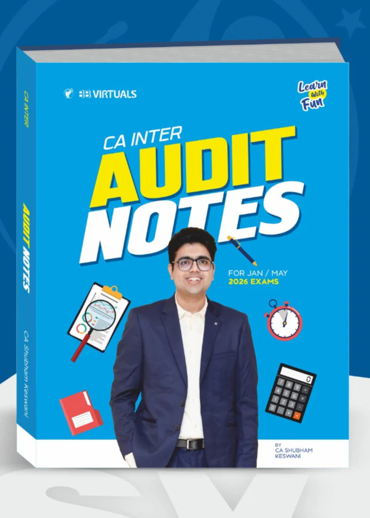 CA Inter Audit (Notes) Book | CA Shubham Keswani.