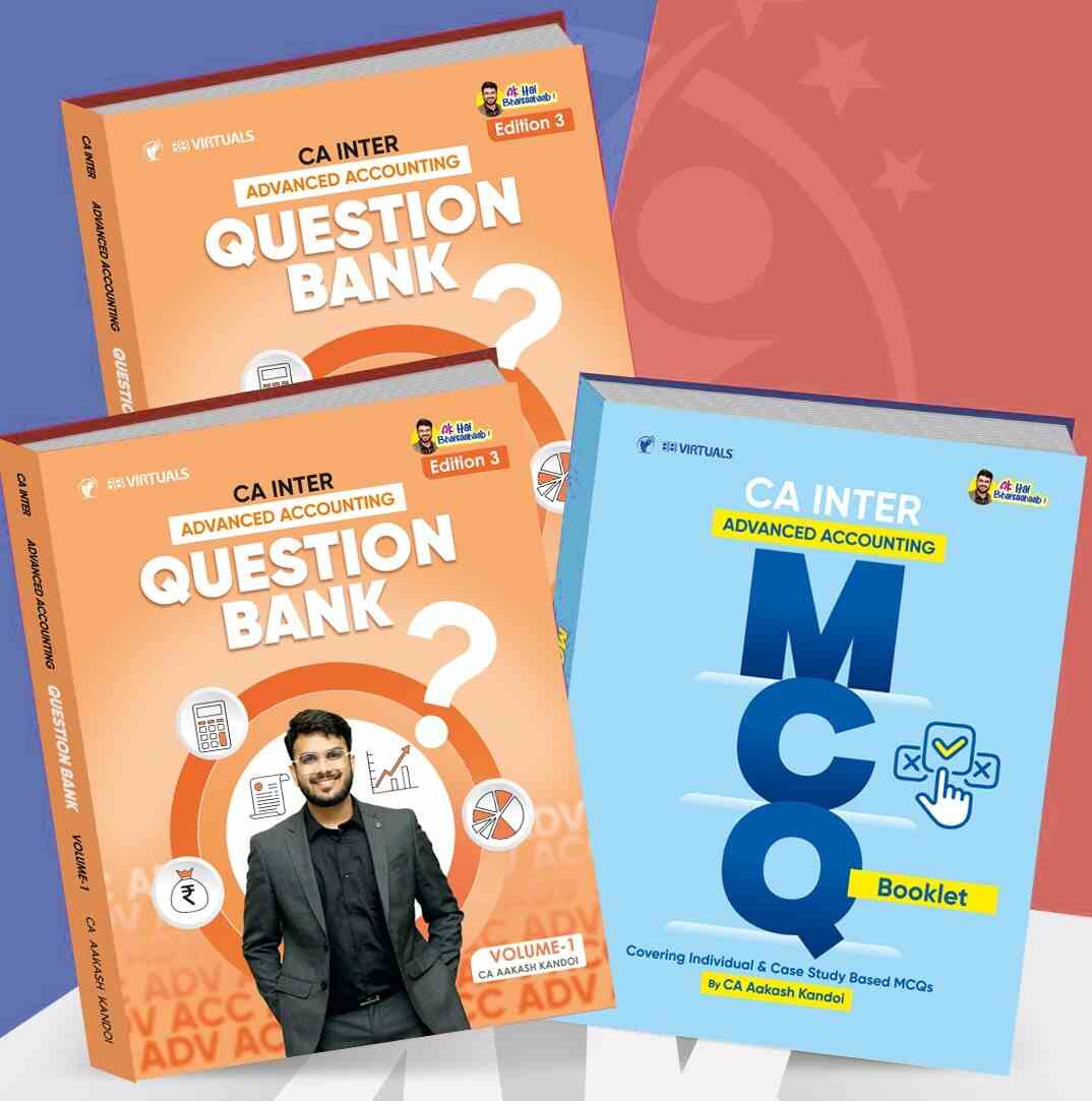 CA Inter Advanced Accounting (Question Bank + MCQ) Books | CA Aakash Kandoi