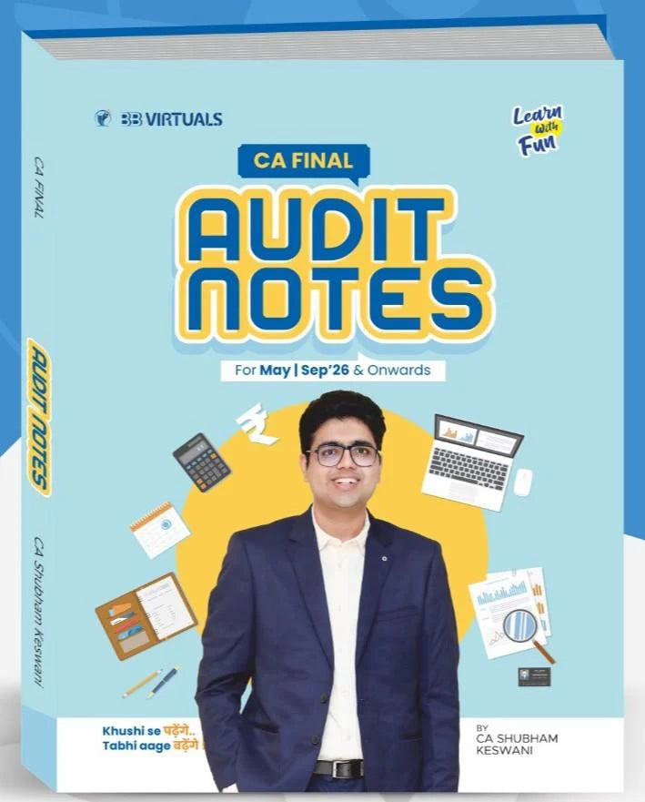 CA Final Audit (Notes) Book | CA Shubham Keswani